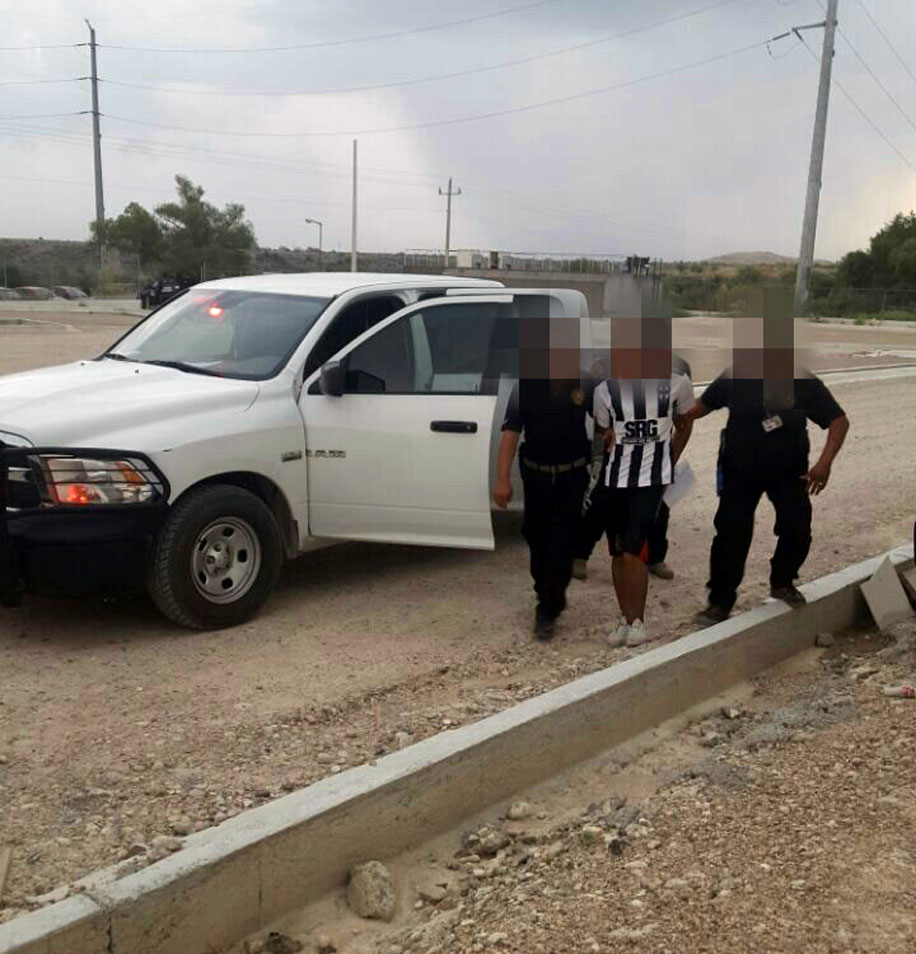 Los hondureños se dirigían a cruzar la frontera para ir a Estados Unidos. 