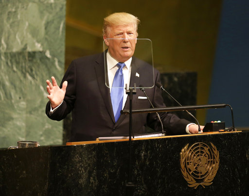 En la ONU, el presidente Donald Trump afirmó que las fuerzas armadas estadunidenses serán "más fuertes que nunca".