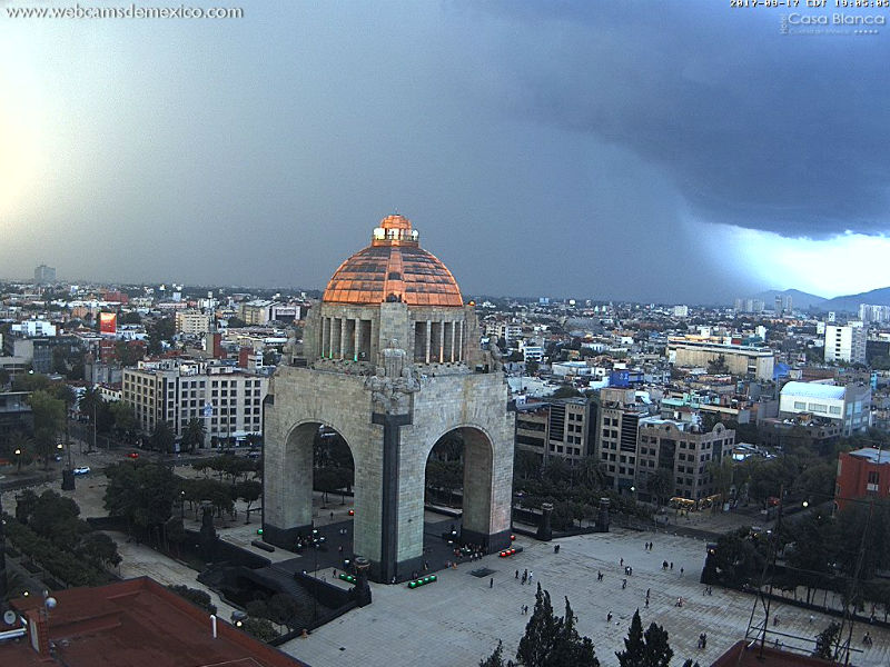Se esperan tormentas eléctricas y chubascos en la CdMx. 