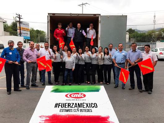 El apoyo fue enviado hacia la Ciudad de México, Puebla, Morelos, Oaxaca, Chiapas, Guerrero y Estado de México.