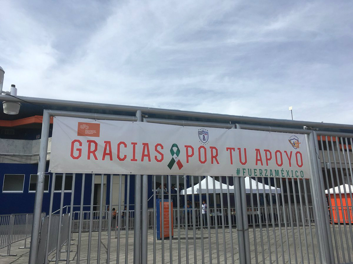 Club Pachuca recaudó 45 toneladas de víveres y seguirá recibiendo ayuda para los damnificados