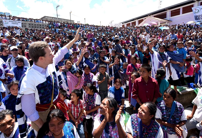 El gobernador de Chiapas, Manuel Velasco.