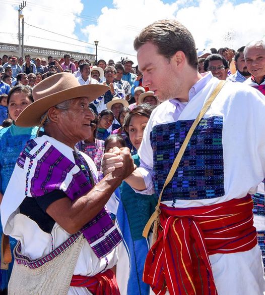 El gobernador de Chiapas, Manuel Velasco.