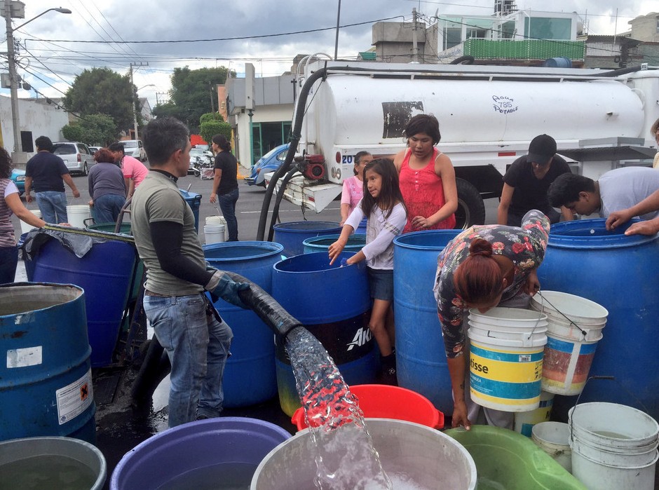 La delegación Iztapalapa informó que hay desabasto de agua en 200 colonias.