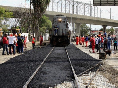 Las labores se llevaron a cabo los fines de semana y en horario nocturno para evitar entorpecer la vialidad.