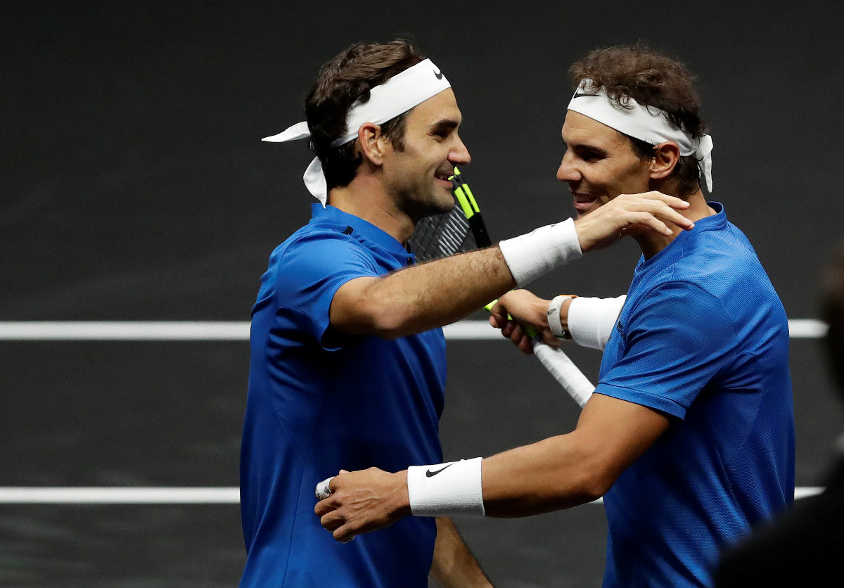 Roger Federer y Rafel Nadal vencieron a Sam Querrey y Jack Sock