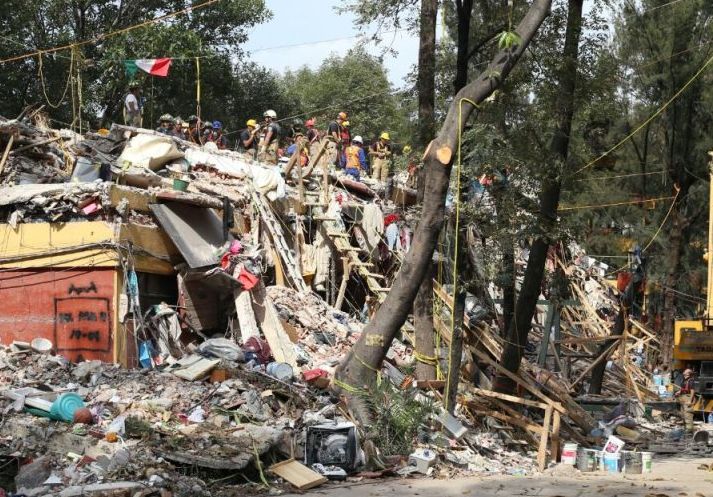 Tras la conclusión de los trabajos, el edificio no será demolido y el retiro de escombros seguirá de manera paulatina.