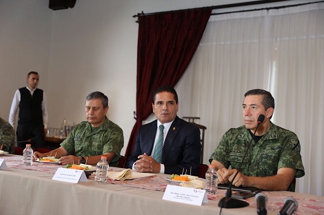 El gobernador de Michoacán, Silvano Aureoles, ofreció un balance de seguridad.