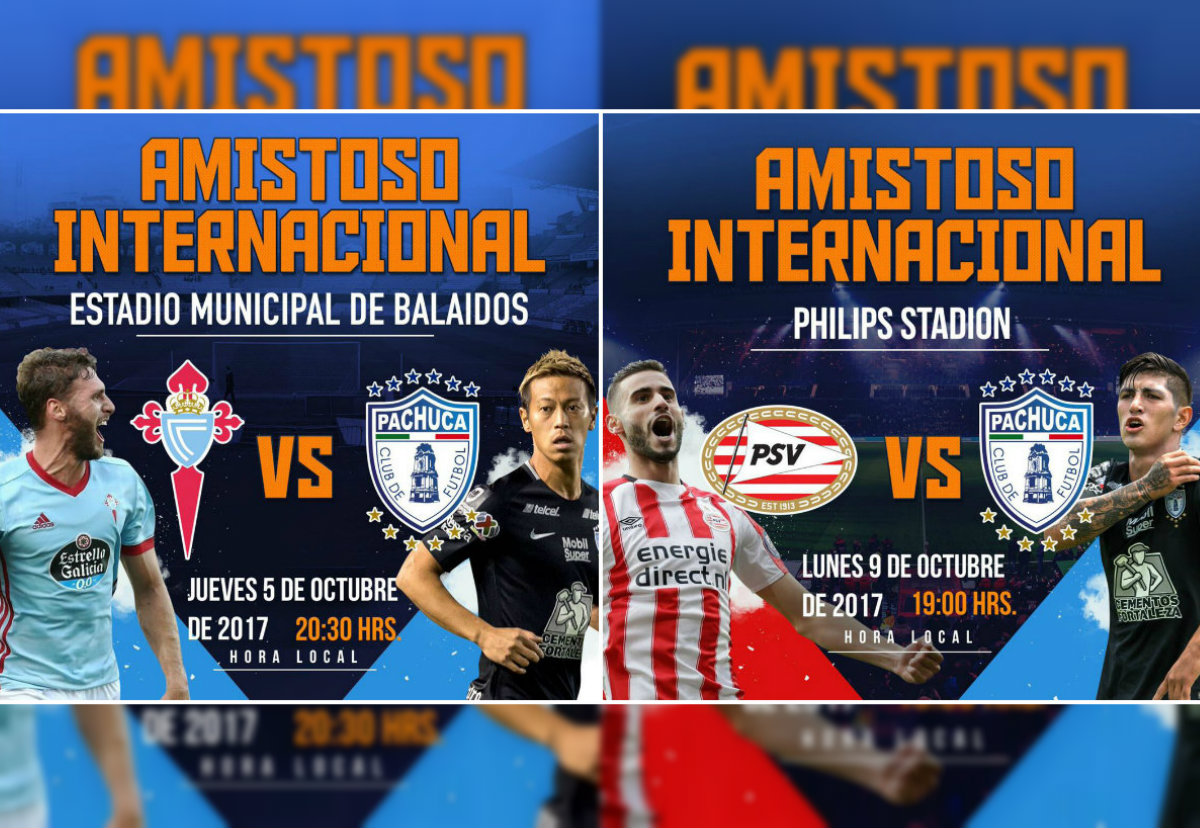 Pachuca jugará amistosos en Europa 