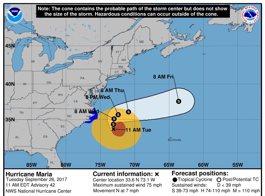 La tormenta sigue teniendo grandes proporciones, por lo que sus vientos se extienden desde su centro hasta 370 km.