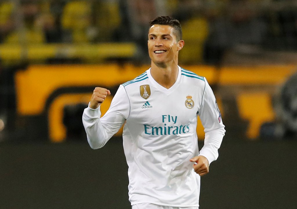 Cristiano Ronaldo en el partido ante el Dortmund 