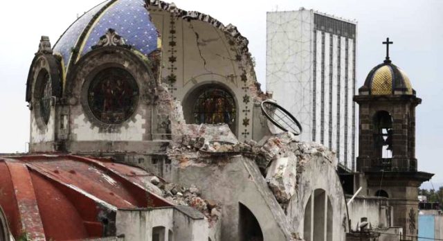 Daños en edificios del Centro de la CdMx