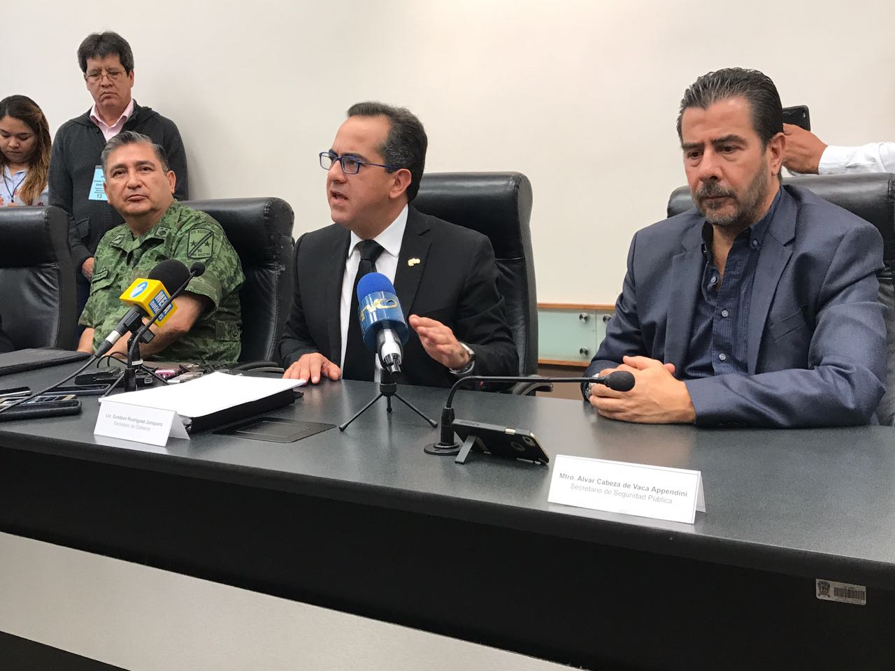 En rueda de prensa Grupo de Coordinación Guanajuato. 