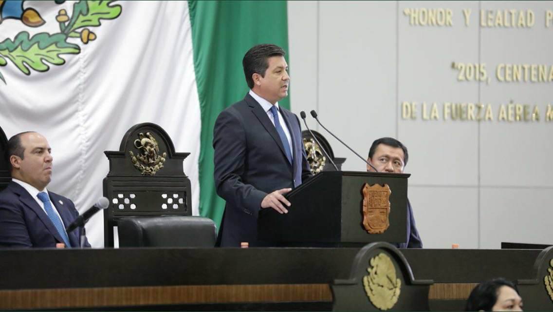 Gobernador de Tamaulipas, Franisco García Cabeza de Vaca.