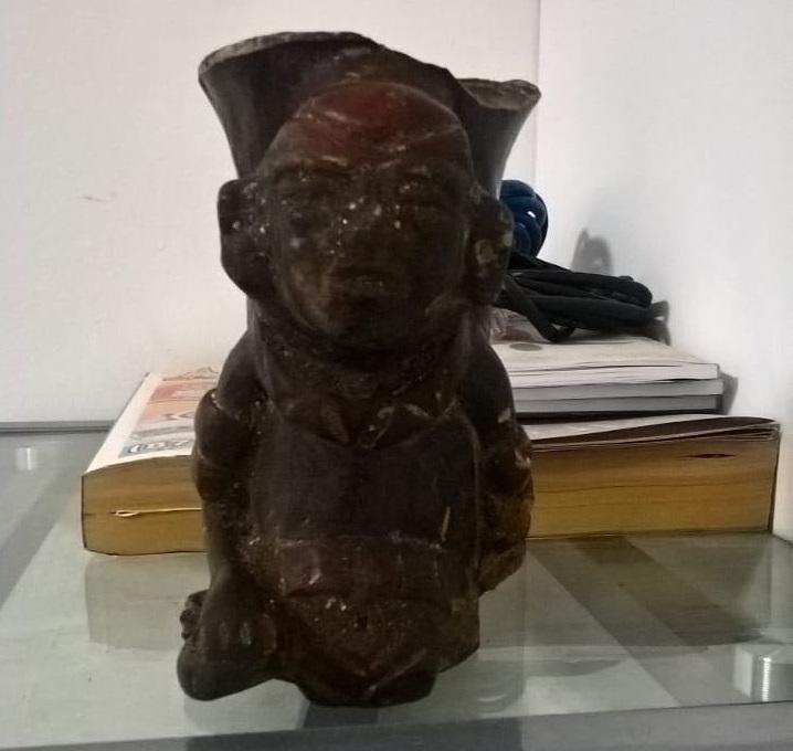La escultura tiene una antigüedad de entre 500 y 1400 años D.C.