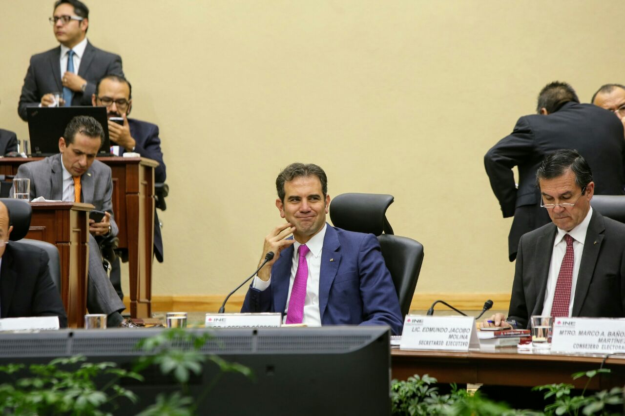 Lorenzo Córdova, consejero presidente del INE sesión ordinaria.