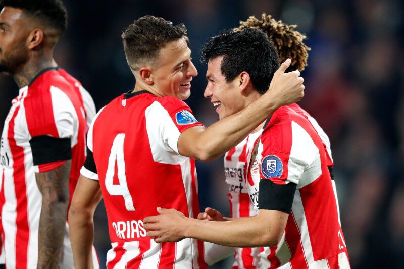 Hirving Lozano marca su primer doblete con el PSV