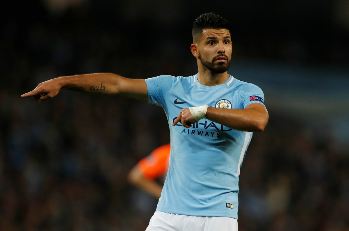 Sergio Agüero, delantero del Manchester City