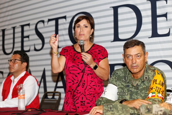 La titular de la Sedatu dijo que pronto comenzarán con el reparto de las tarjetas a los damnificados.