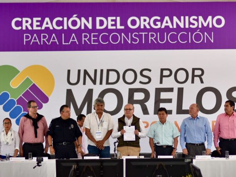 El gobernador de Morelos, Graco Ramírez y los presidentes municipales firman la creación de “Unidos por Morelos".