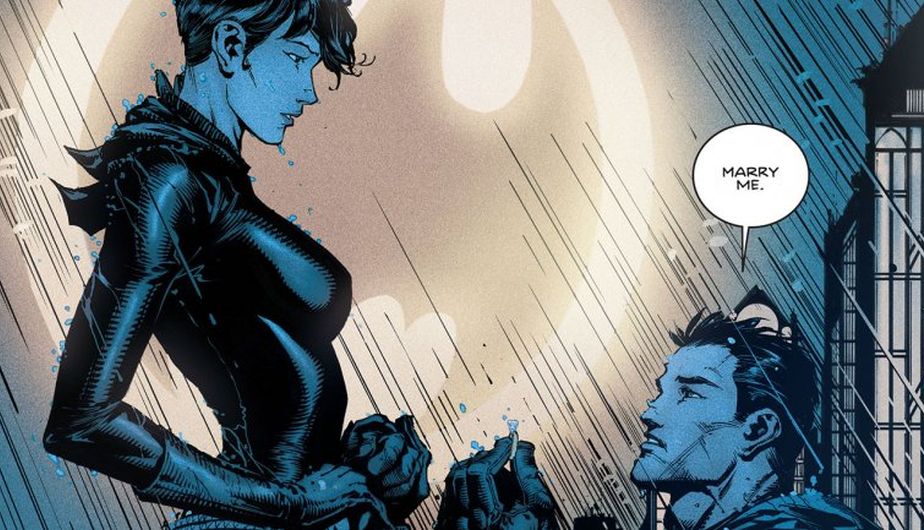 Batman le propuso matrimonio a Gatúbela. 