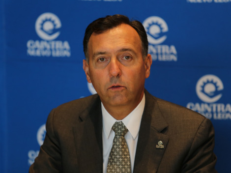 El presidente de Caintra, Juan Ignacio Garza Herrera. 