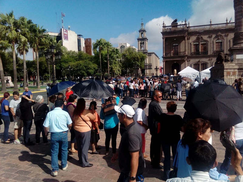 Se realizó una colecta de firmas para respaldar la petición del Estado.