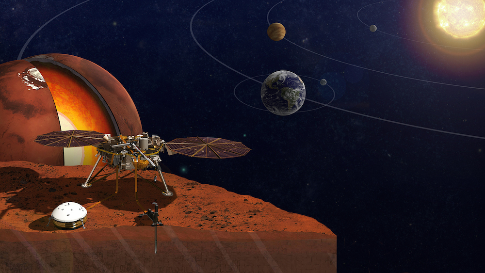 La misión espacial InSight llegará a Marte en 2018.