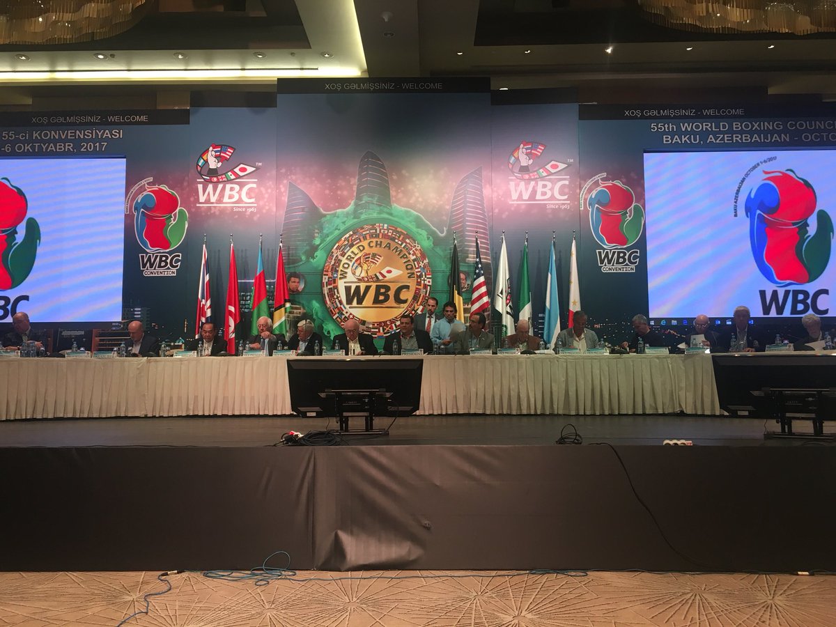 Tercer día de actividades en la 55 Convención del Consejo Mundial de Boxeo en Bakú, Azarbaiyán