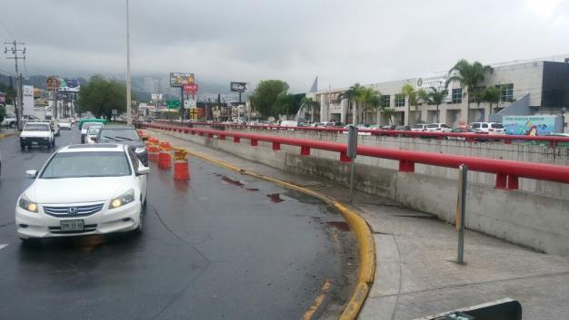El cierre se realizó en la lateral de la avenida Paseo de los Leones. 