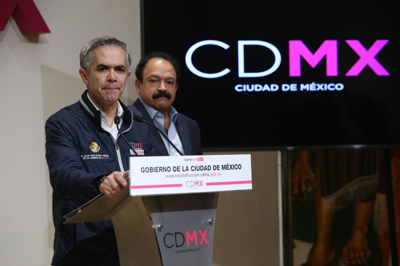 Miguel Ángel Mancera, jefe de Gobierno de la Ciudad de México.