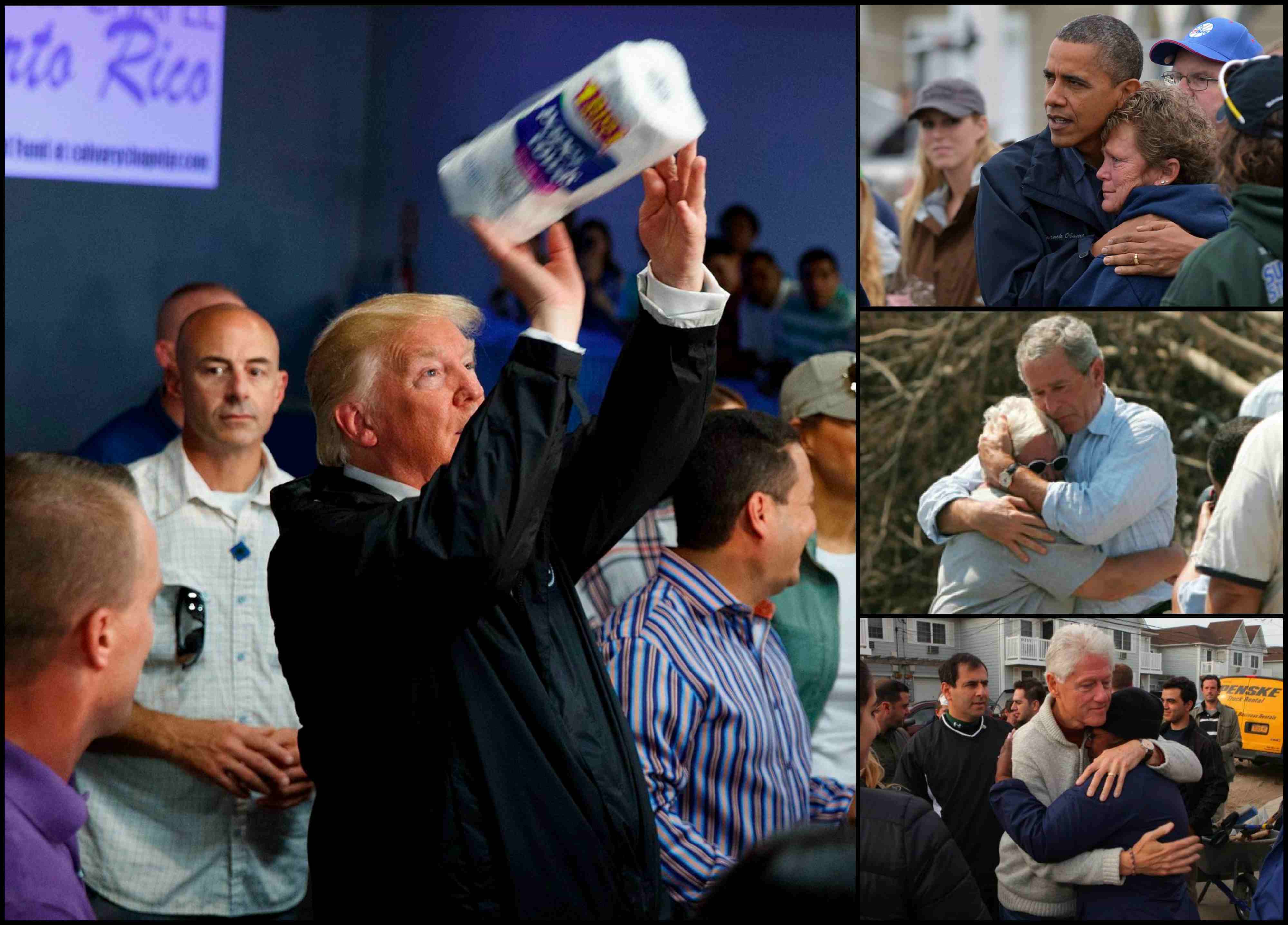 Trump ha mostrado su falta de empatía ante desastres naturales.