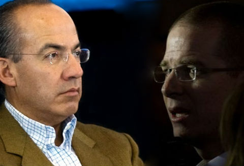 Calderón hizo reclamos a Anaya por sus gastos en publicidad.