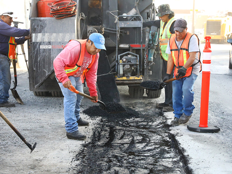 Los daños se registraron en 14 mil 720 metros de carpeta asfáltica.