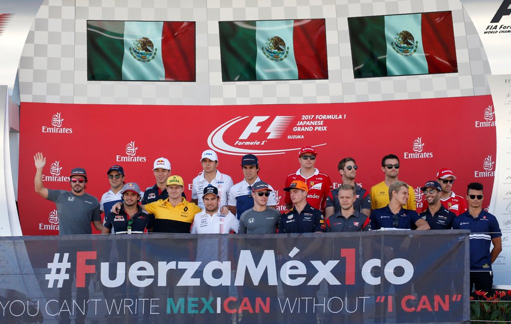 Pilotos de F1 en Japón mandan apoyo a México por el sismo