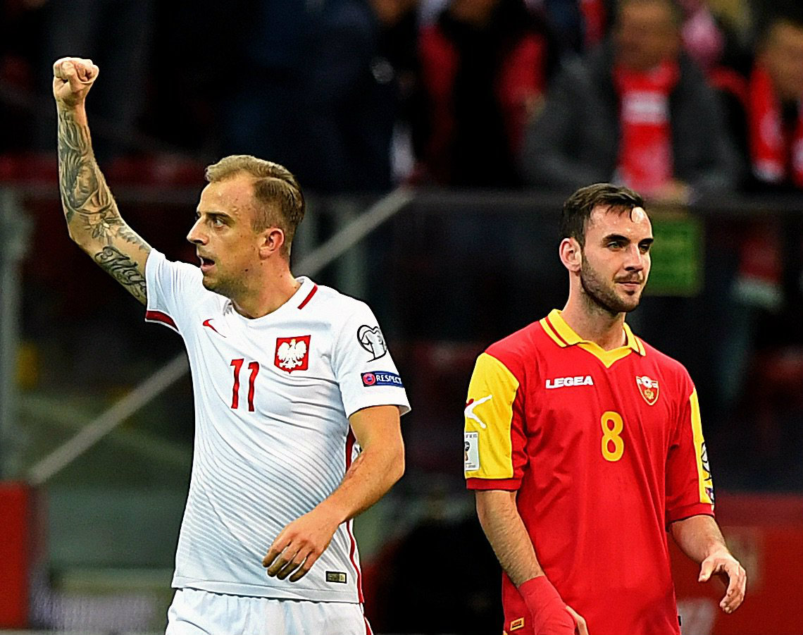 Polonia sella su pase a Rusia 2018 tras vencer a Montenegro