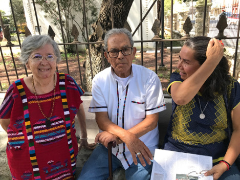 El Obispo emérito Arturo Luna Reyes, de la Diócesis de Tehuantepec. 