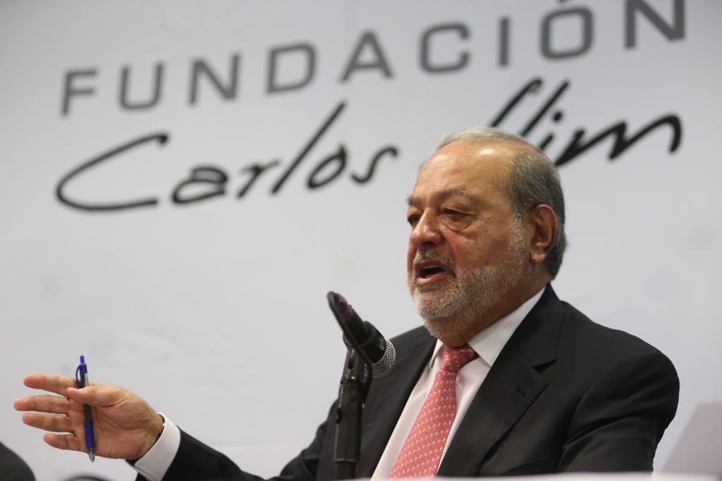 Conferencia de prensa de Carlos Slim sobre el apoyo entregado por la Fundación Carlos Slim tras el sismo del pasado 19 de septiembre. 