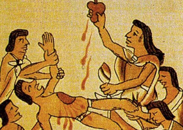 ¿Cuál era el significado y la función del sacrificio humano entre los mexicas?