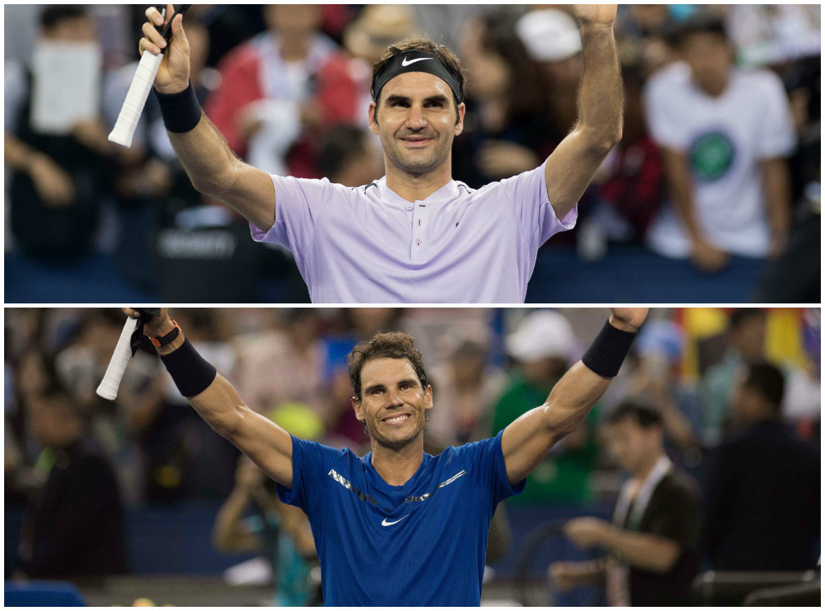 Federer y Nadal debutaron con éxito en Shanghái