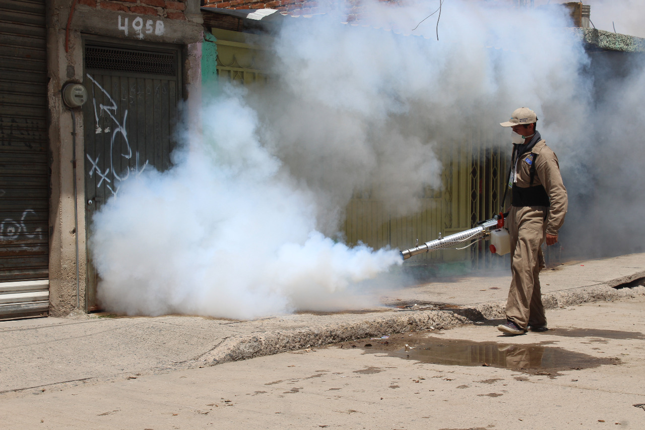 Desde hace meses se nebulizó en ciertas zonas de León