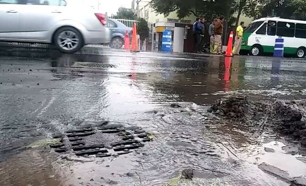 La fuga se reportó en las calles Playa Villa del Mar y Playa Vista Hermosa de la colonia Militar Marte.