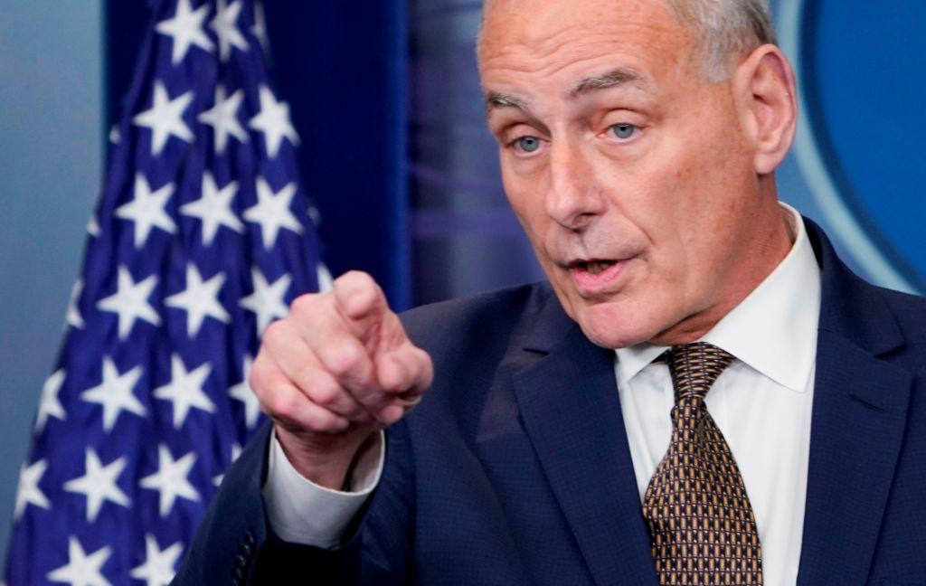 El jefe de gabinete de la Casa Blanca, John Kelly. 