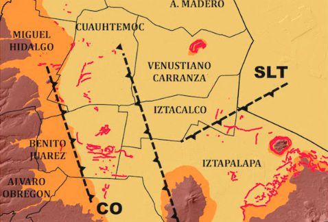 Tras sismos de septiembre, mapa señala las fracturas del suelo de la CdMx.