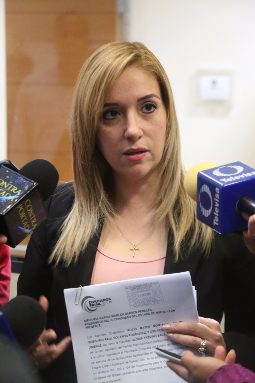 Diputada, Gloria Treviño. 