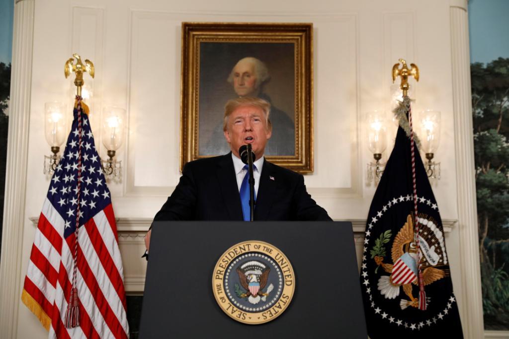 El presidente de Estados Unidos, Donald Trump. 