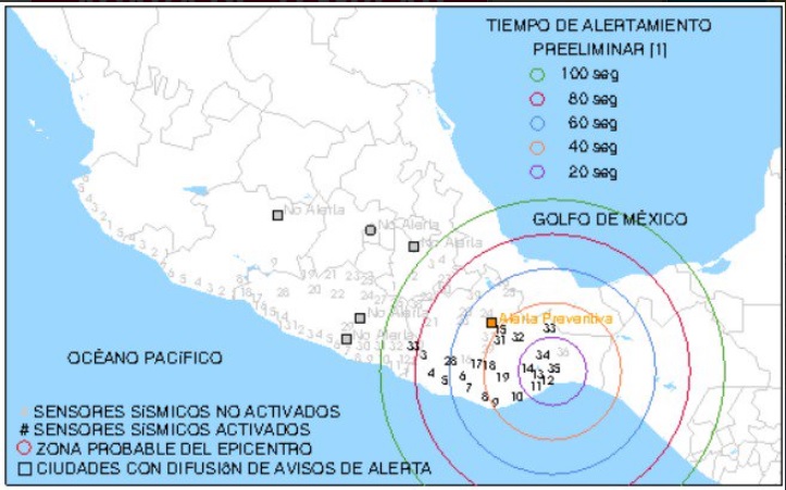 Protección Civil Oaxaca registró un sismo. 