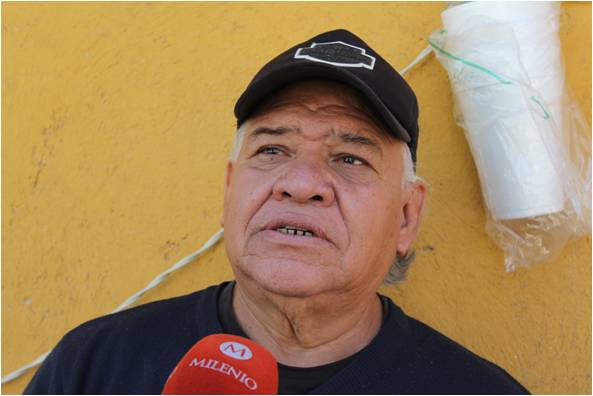 Juan Francisco Aguilera, enfermo de dengue. 