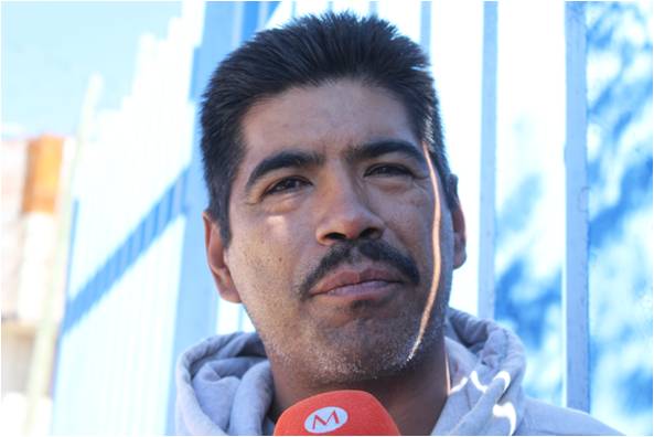 Luis Antonio Barajas, enfermo de dengue. 
