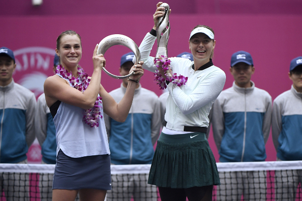 Maria Sharapova volvió a ganar un torneo dos años después del de Roma 2015, en su regreso tras haber cumplido 15 meses de sanción por dopaje.